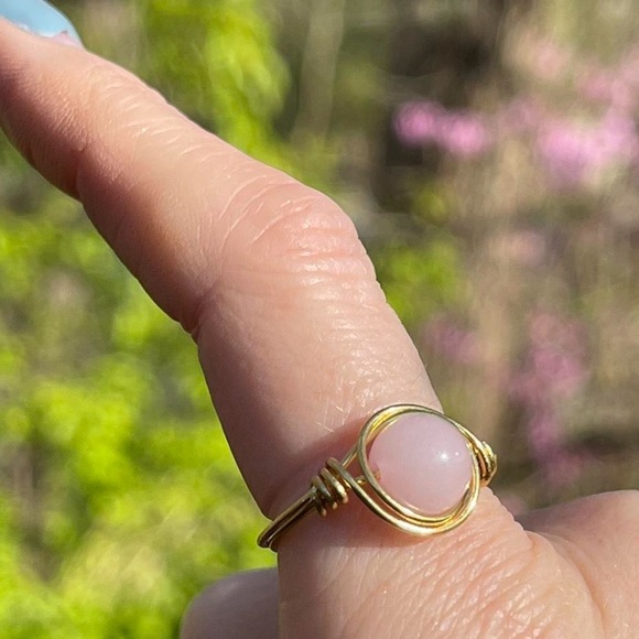 Pink Opal ring - Picture 3 of 3